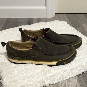 Keen Timmons Slip-Ons Men's Olive Slip Loafers